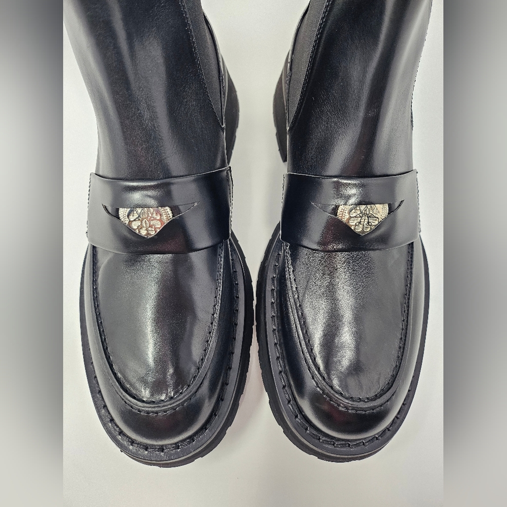 Alexander McQueen Black Leather Boots - Picture 12 of 16